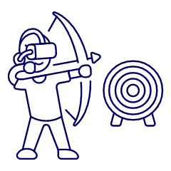 Vr Archery 1 Illustration from UX Line Set