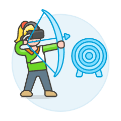 Vr Archery 4 Illustration from UX Colors Set
