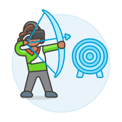 Vr Archery 5 Illustration from UX Colors Set
