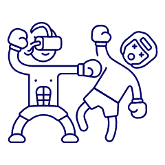 Vr Boxing 1 Illustration from UX Line Set