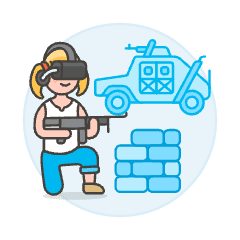 Vr Shooting 2 4 Illustration from UX Colors Set