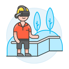 Vr For Rehab 2 Illustration from UX Colors Set