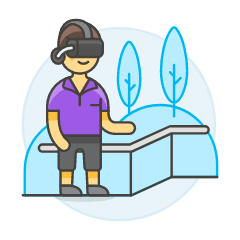 Vr For Rehab 3 Illustration from UX Colors Set