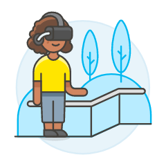 Vr For Rehab 5 Illustration from UX Colors Set