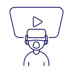 Vr Presentation 1 Illustration from UX Line Set