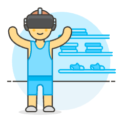 Vr Shopping 2 1 Illustration from UX Colors Set