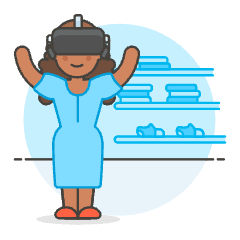 Vr Shopping 2 6 Illustration from UX Colors Set