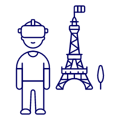 Vr Eiffel 1 Illustration from UX Line Set