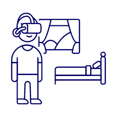 Vr Hotel Room 1 Illustration from UX Line Set