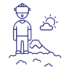 Vr Mountain 1 Illustration from UX Line Set