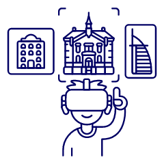 Vr Pick Hotel 1 Illustration from UX Line Set