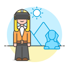 Vr Pyramid 4 Illustration from UX Colors Set