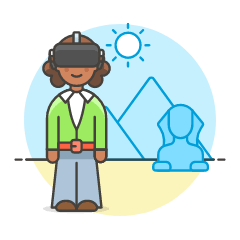 Vr Pyramid 5 Illustration from UX Colors Set