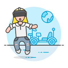 Vr Space 4 Illustration from UX Colors Set