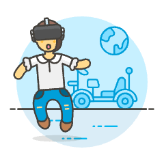 Vr Space 6 Illustration from UX Colors Set