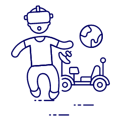 Vr Space 1 Illustration from UX Line Set