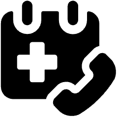Scheduled Phone Call Calendar 1 Icon from Ultimate Bold Set