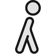 Walking 1 Icon from Ultimate Colors Set