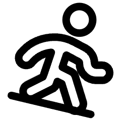 Walking Descend Icon from Ultimate Regular Set