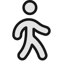 Walking Icon from Ultimate Colors Set