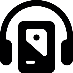 Walkman Heaphones 1 Icon from Ultimate Bold Set