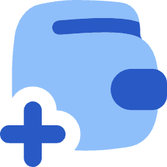 Wallet Add Plus Icon from Flex Flat Set