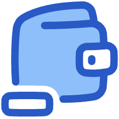 Wallet Remove Subtract Icon from Plump Duo Set