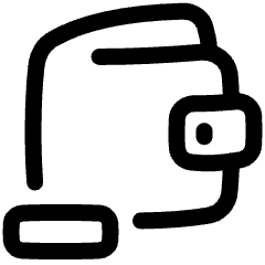 Wallet Remove Subtract Icon from Plump Line Set
