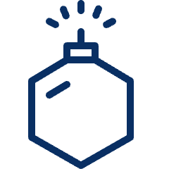 Bomb Icon from Cyber Line Set