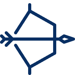 Bow Arrow Icon from Cyber Duotone Set