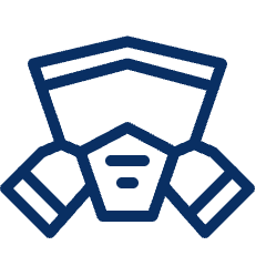 Gas Mask Icon from Cyber Line Set