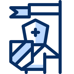 Guardian Knight Icon from Cyber Duotone Set