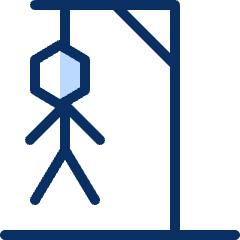 Hangman Icon from Cyber Duotone Set