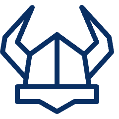 Helmet Viking Icon from Cyber Line Set