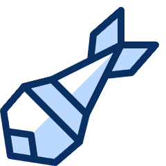 Nuclear Bomb 1 Icon from Cyber Duotone Set