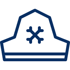 Pirate Hat Icon from Cyber Line Set