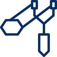 Slingshot Icon from Cyber Line Set