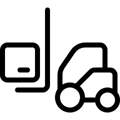 Warehouse Truck Delivery 1 Icon from Ultimate Light Set