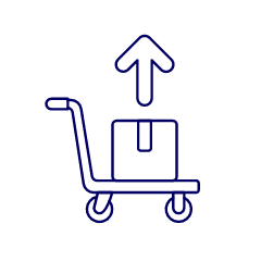 Box Unload Illustration from UX Line Set