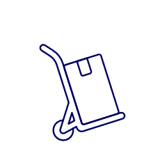 Boxes Cart 3 Illustration from UX Line Set