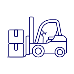 Forklift 1 Illustration from UX Line Set