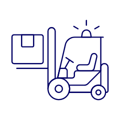 Forklift 2 Illustration from UX Line Set