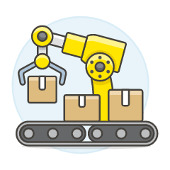 Industry Robot 2 Illustration from UX Colors Set
