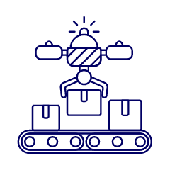 Industry Robot 1 Illustration from UX Line Set