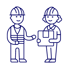 Warehouse Worker 3 3 Illustration from UX Line Set