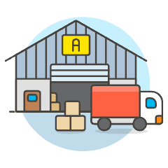 Warehouse 2 Illustration from UX Colors Set