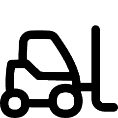Forklift Icon from Flex Line Set