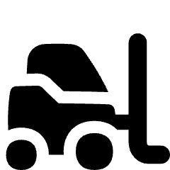 Forklift Icon from Flex Solid Set