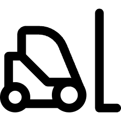 Forklift Icon from Core Line Set