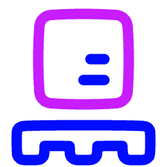 Shipping Pallet Package Icon from Plump Neon Set